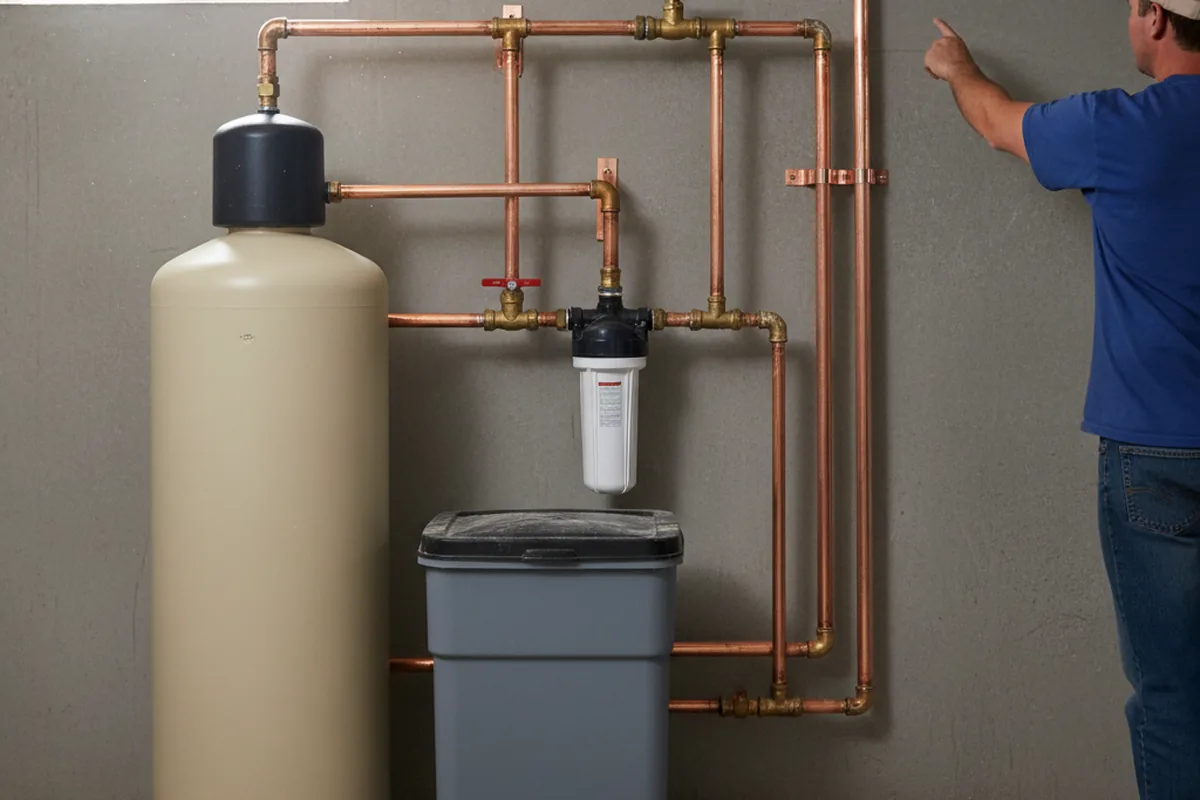 Whole-house water treatment system installed in Ohlman